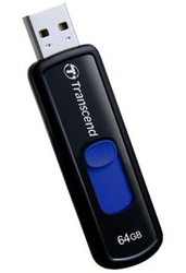 Transcend JetFlash 760 64GB USB 3.0 Stick Μαύρο