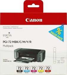 Canon PGI-72 6402B009 Cartuș De Cerneală InkJet Negru Mat Galben Cyan Roșu Magenta