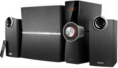 Edifier C2XD Computerlautsprecher 2.1 mit Leistung 53W in Schwarz Farbe