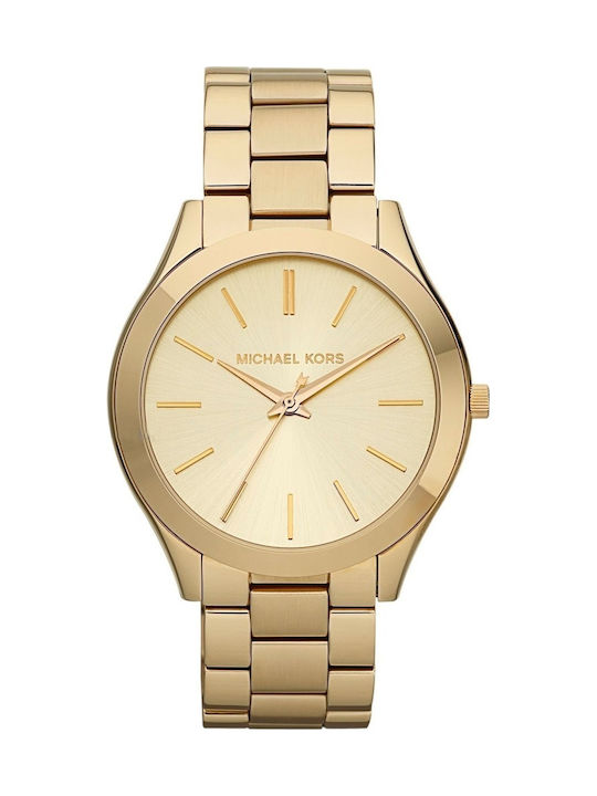 Michael Kors Runway Ρολόι Μπαταρίας με Μεταλλικό Μπρασελέ Michael Kors Runway Ρολόι Μπαταρίας με Μεταλλικό Μπρασελέ