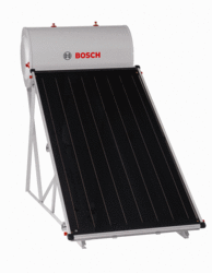 Bosch TSS Ηλιακός Θερμοσίφωνας 200 λίτρων Glass Διπλής Ενέργειας με 2.09τ.μ. Συλλέκτη
