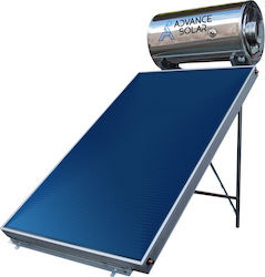 Advance Solar Plus Ηλιακός Θερμοσίφωνας 160 λίτρων Glass Διπλής Ενέργειας με 2.5τ.μ. Συλλέκτη