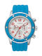 Vogue Watch Chronograph with Blue Rubber Strap 17201.3