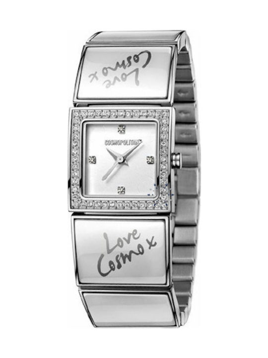 Cosmopolitan Watch with Silver Metal Bracelet