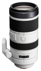 Sony Full Frame Camera Lens 70-400mm F4-5.6 SSM II Tele Zoom for Sony A Mount White