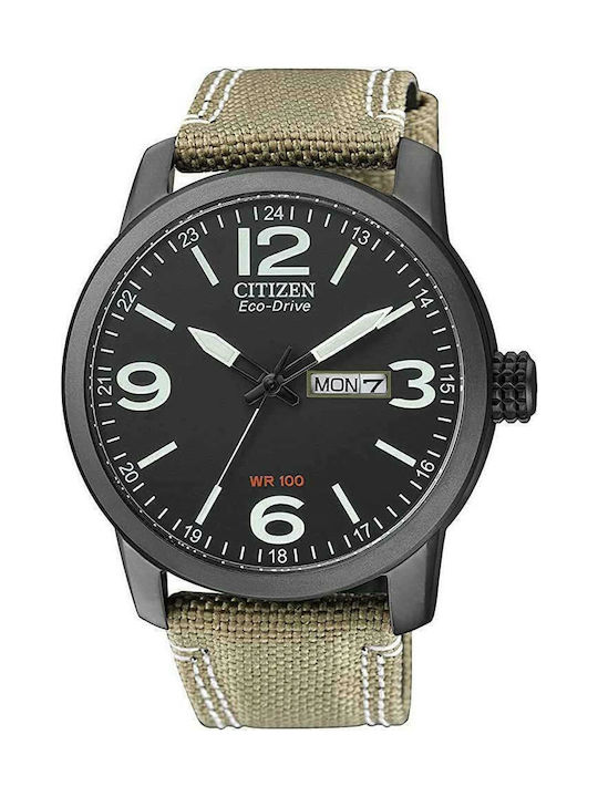 Citizen Ρολόι Eco - Drive με Υφασμάτινο Λουράκι Citizen Ρολόι Eco - Drive με Υφασμάτινο Λουράκι