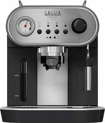 Gaggia Carezza Deluxe Μηχανή Espresso 1900W Πίεσης 15bar Μαύρη