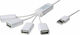 Digitus USB 2.0 Hub 4 Porturi cu conexiune USB-A Alb