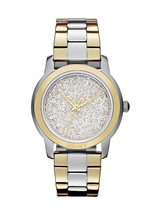 DKNY Uhr mit Gold Metallarmband NY8777