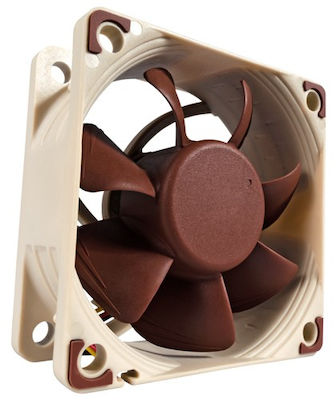 Noctua NF-A6x25 FLX Вентилатор за кутия 60мм с връзка 3-Pin / 4-пинов молекс 1бр Кафяв