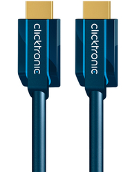 Clicktronic 70303 HDMI 2.0 HDMI male - HDMI male 2m Μπλε Clicktronic 70303 HDMI 2.0 HDMI male - HDMI male 2m Μπλε