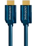 Clicktronic 70307 HDMI 1.4 High Speed 1080p 120Hz Cable HDMI Male - HDMI Male 10m Blue 70307