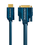 Clicktronic 70341 2m DVI-D male to HDMI male Cable Blue (70341)