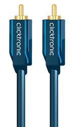 Clicktronic 70443 RCA male - RCA male 1m
