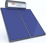 Λατο Ηλιακός Θερμοσίφωνας 300 λίτρων Glass Διπλής Ενέργειας με 5τ.μ. Συλλέκτη