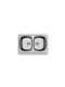 Maidtec Derby 2B 100185601 Drop-In Sink Inox Satin W79xD50cm Silver