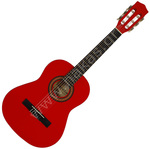 Juanita KC-34 Kids Classical Guitar 3/4 Red