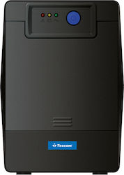 Tescom Leo LED 850VA UPS Line-Interactive 480W with 2 Schuko Power Plugs