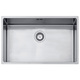 Teka Radea 700/400 F Ν.661 Flush Mounted Sink Inox Satin W74.4xD44.4cm Silver
