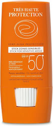 Avene Zones Sensibles Waterproof Слънцезащитно Стик За лице SPF50 8гр