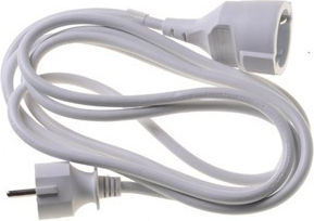 Telco KF-BY3-01P Extension Cable Cord 3x1.5mm²/10m White