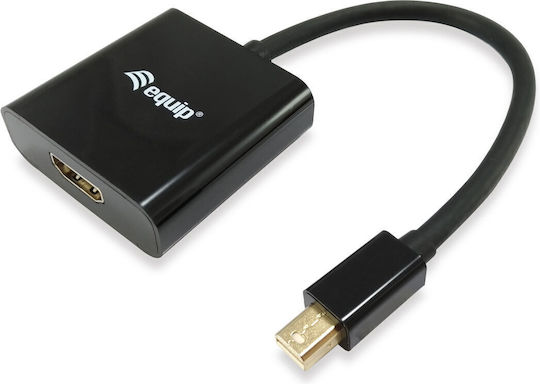 Equip 133434 Konverter Mini-DisplayPort männlich zu HDMI weiblich Weiß 1Stück