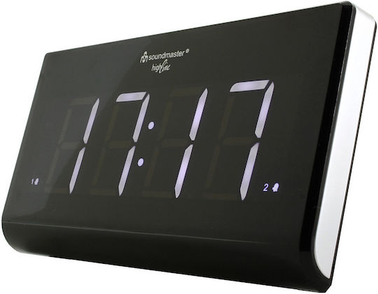 Soundmaster UR8400 Tabletop Digital Clock with Alarm & Radio