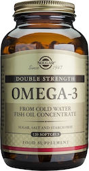 Solgar Double Strength Omega 3 Ιχθυέλαιο 120 μαλακές κάψουλες