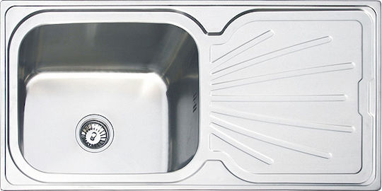 Macart Silk D-100 Drop-In Inox Μ100xΠ50cm Silver