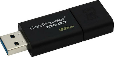 Kingston DataTraveler 100 G3 32GB USB 3.0 Stick Schwarz