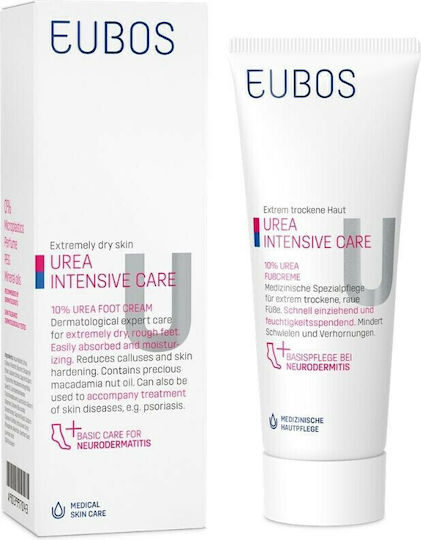 Eubos Urea Intensive Care Cremă Hidratantă de Reconstrucție pentru Picioare cu 10% Uree 100ml
