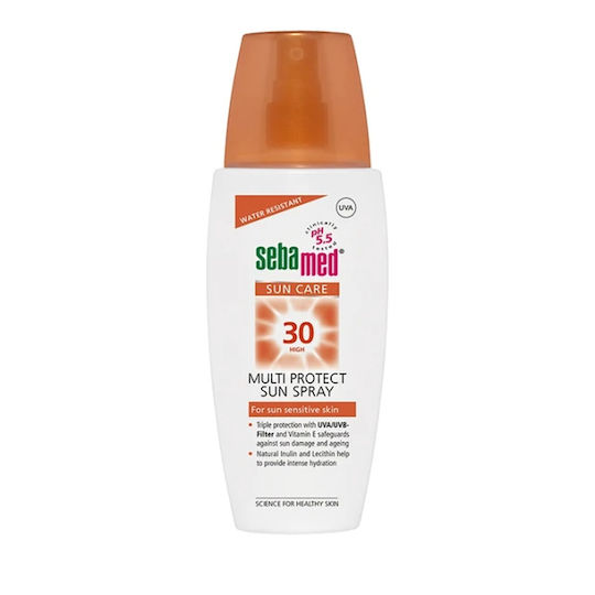 Sebamed Multi Protect Sun Αδιάβροχη Αντηλιακή Λοσιόν Σώματος SPF30 σε Spray 150ml