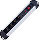 Geyer Power Strip 4 Positions with Switch and Cable 2m