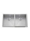 Gloria Sabina Deep Kare 12-8148 Unterbau Spüle Links Inox Satiniert B81xT48cm Silber