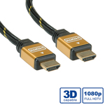 Roline HDMI 1.4 Cable HDMI male - HDMI male 3m Black