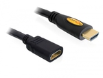 DeLock HDMI Cable with Ethernet HDMI male - HDMI female 2m