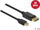 DeLock Kabel DisplayPort-Stecker - Mini-DisplayPort-Stecker 1m Schwarz (82698)