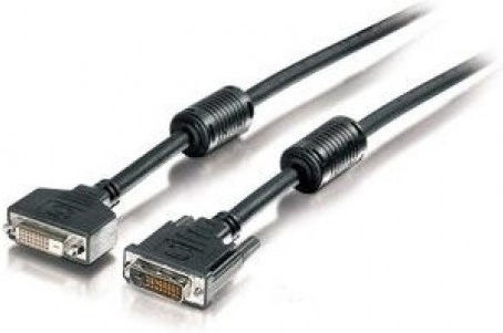 Equip 118972 1.8m DVI-D male to DVI-D female Cable Black (118972)
