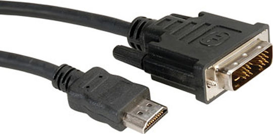 Roline Kabel DVI-D-Stecker - HDMI-Stecker 2m Schwarz (11.04.5522)