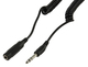 Goobay CABLE-403 Кабел 6,3 мм мъжки - 6,3 мм женски 5м Черен (50016)