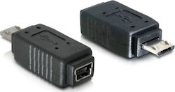 DeLock 65063 micro USB male σε mini USB female