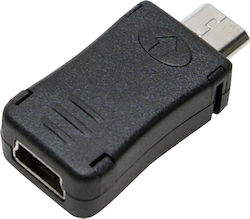 LogiLink AU0010 Converter micro USB male to mini USB female