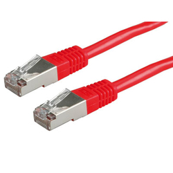 Roline U/FTP (STP) Kat.5e Ethernet-Netzwerkkabel 3m Rot 1Stück