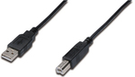 Digitus 1.8m USB 2.0 Cable A-Male to B-Male (AK-300102-018-S)