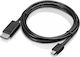 Lenovo Convertor mini DisplayPort masculin în DisplayPort masculin 1buc 0B47091