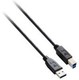 V7 USB 3.0 Кабел USB-A мъжки - USB-B мъжки Черен 1.8м V7E2USB3AB-1.8M