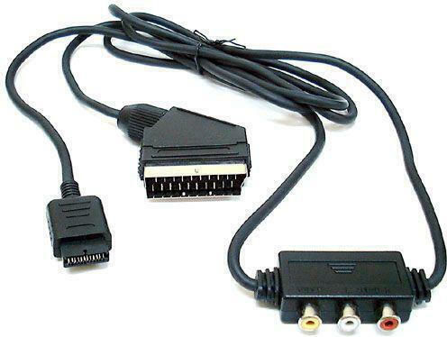 CABLE-534 Cable SCART AV Box Connection for PS3 In Black Colour