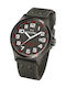 TW Steel Men's Watch 48mm Battery with Black Leather Strap