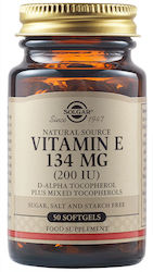 Solgar Vitamin E 200iuIU 50 Softgels