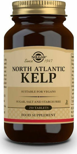 Solgar North Atlantic Kelp Ιώδιο 250 ταμπλέτες